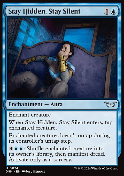 Stay Hidden, Stay Silent, Duskmourn: House of Horror #74, Magic: The Gathering card