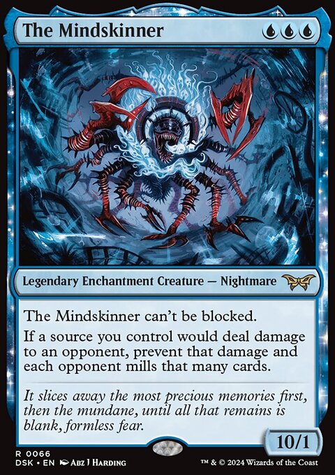 The Mindskinner, Duskmourn: House of Horror #66, Magic: The Gathering card