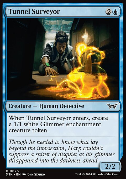 Tunnel Surveyor, Duskmourn: House of Horror #76, Magic: The Gathering card