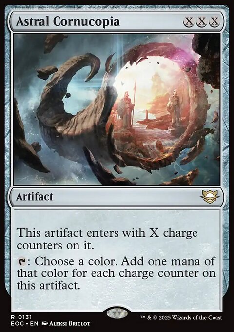 Astral Cornucopia, Edge of Eternities Commander #131, Magic: The Gathering card