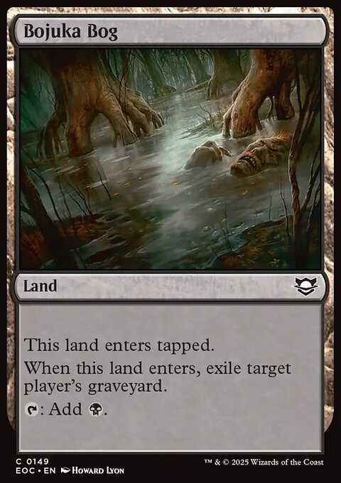 Bojuka Bog, Edge of Eternities Commander #149, Magic: The Gathering card