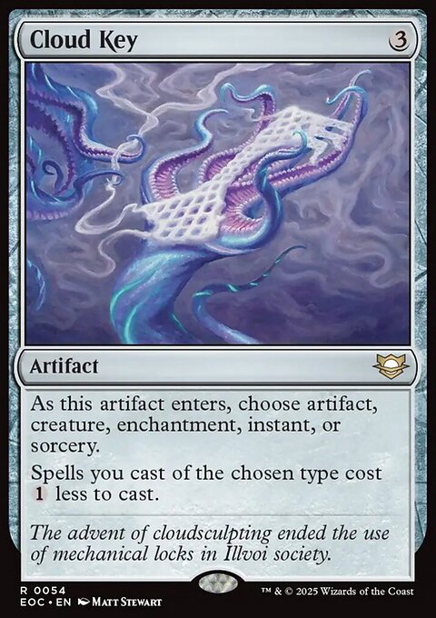 Cloud Key, Edge of Eternities Commander #54, Magic: The Gathering card
