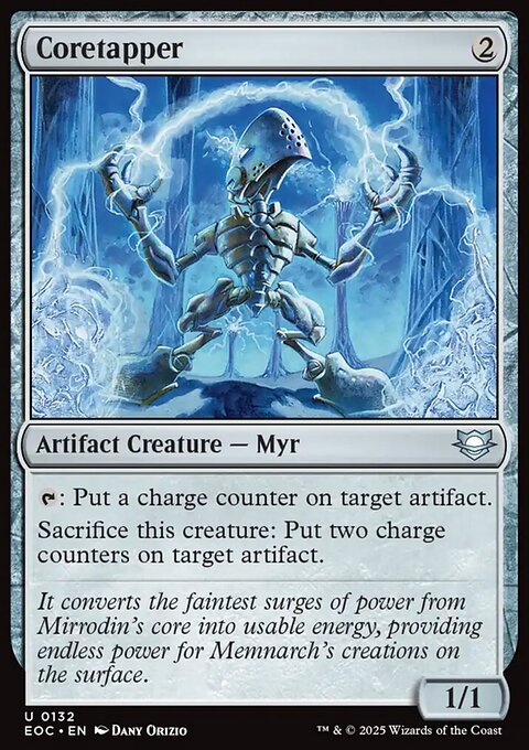 Coretapper, Edge of Eternities Commander #132, Magic: The Gathering card