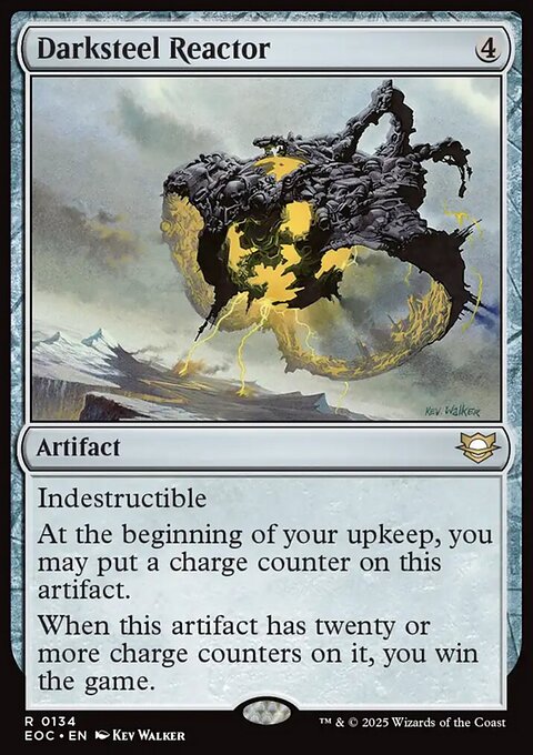 Darksteel Reactor, Edge of Eternities Commander #134, Magic: The Gathering card