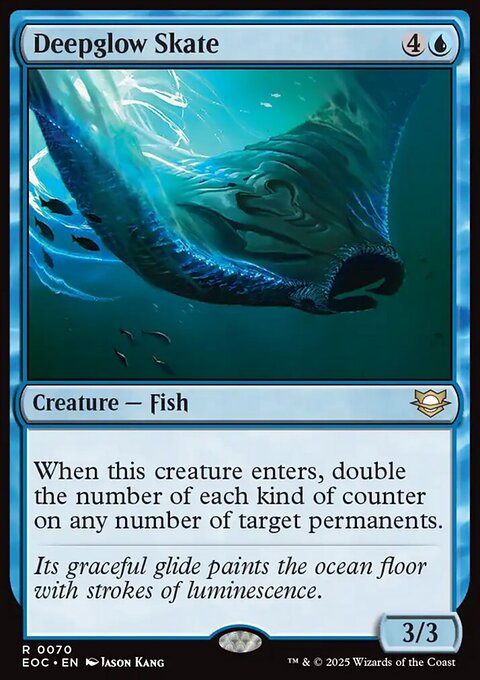 Deepglow Skate, Edge of Eternities Commander #70, Magic: The Gathering card