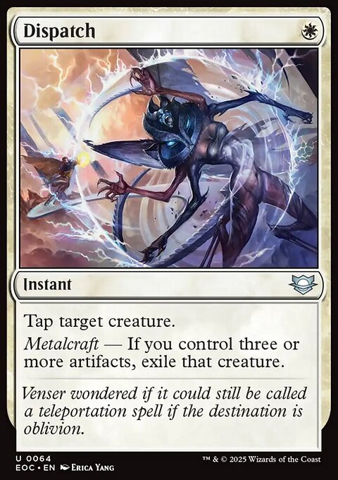 Dispatch, Edge of Eternities Commander #64, Magic: The Gathering card