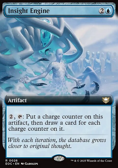 Insight Engine, Edge of Eternities Commander #26, Magic: The Gathering card