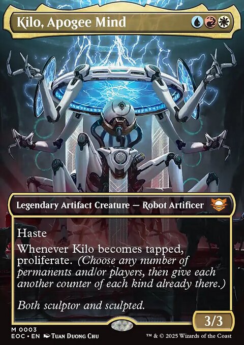 Kilo, Apogee Mind, Edge of Eternities Commander #3, Magic: The Gathering card