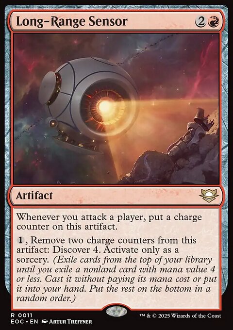 Long-Range Sensor, Edge of Eternities Commander #11, Magic: The Gathering card