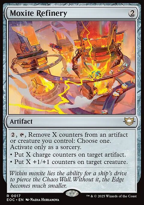 Moxite Refinery, Edge of Eternities Commander #17, Magic: The Gathering card