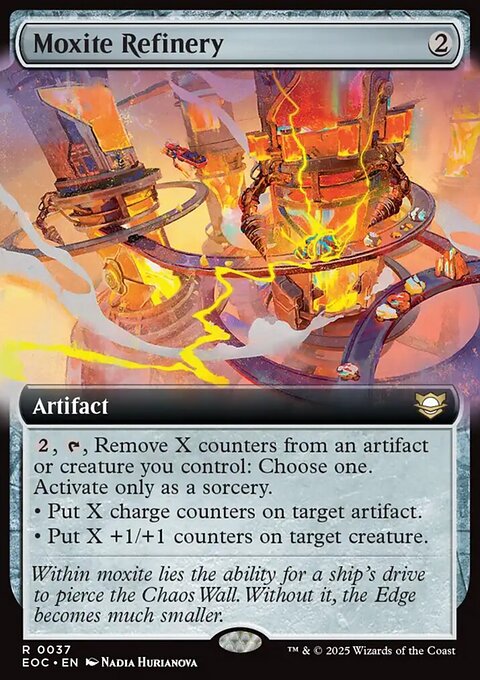 Moxite Refinery, Edge of Eternities Commander #37, Magic: The Gathering card