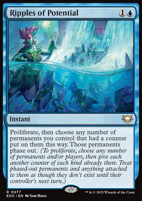 Ripples of Potential, Edge of Eternities Commander #77, Magic: The Gathering card