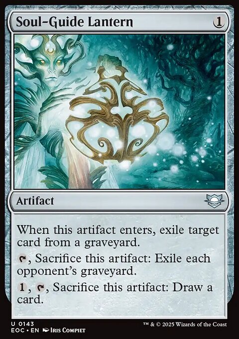 Soul-Guide Lantern, Edge of Eternities Commander #143, Magic: The Gathering card