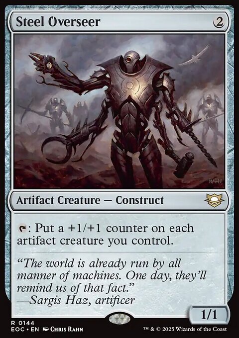 Steel Overseer, Edge of Eternities Commander #144, Magic: The Gathering card