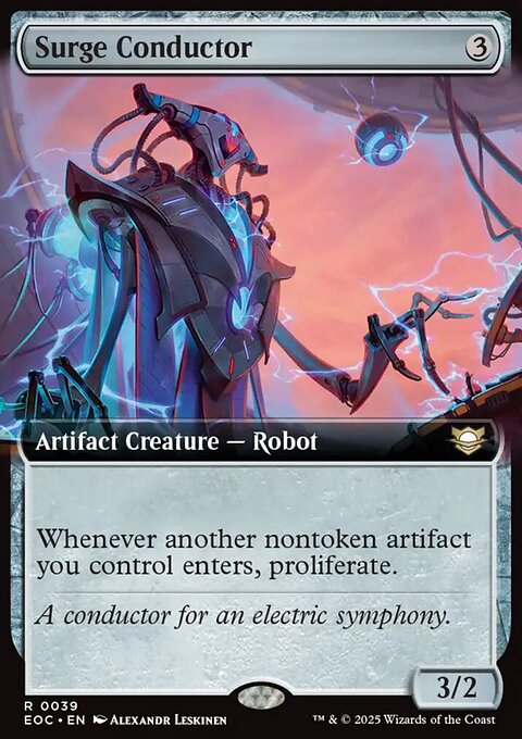 Surge Conductor, Edge of Eternities Commander #39, Magic: The Gathering card