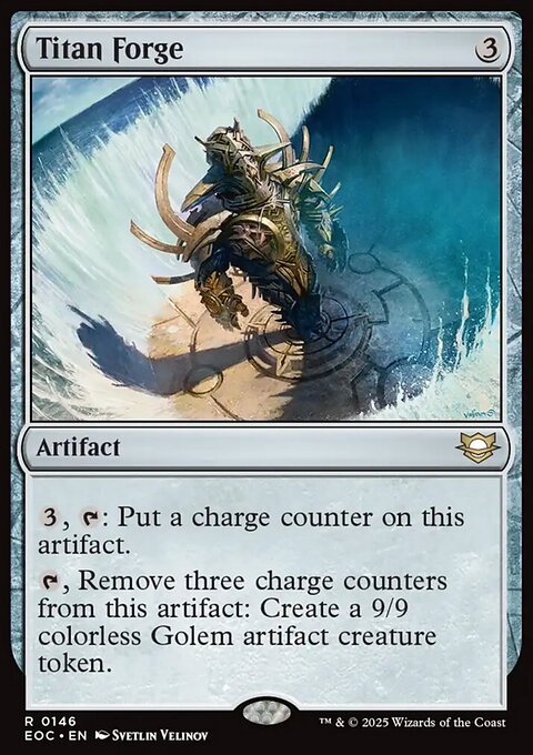Titan Forge, Edge of Eternities Commander #146, Magic: The Gathering card