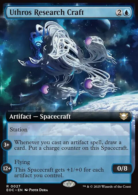 Uthros Research Craft, Edge of Eternities Commander #27, Magic: The Gathering card