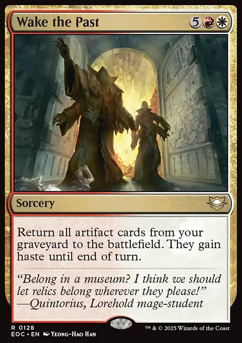 Wake the Past, Edge of Eternities Commander #128, Magic: The Gathering card