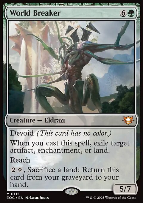 World Breaker, Edge of Eternities Commander #112, Magic: The Gathering card