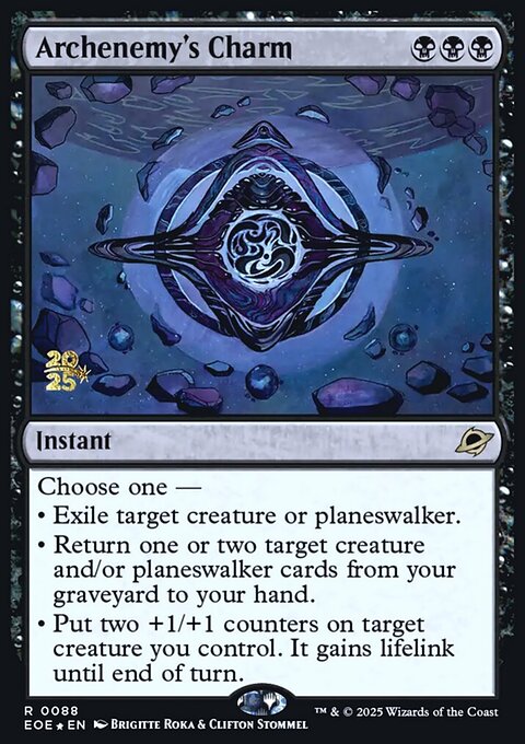 Archenemy's Charm, Edge of Eternities Promos #88s, Magic: The Gathering card