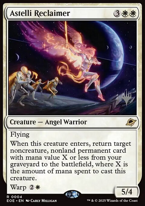 Astelli Reclaimer, Edge of Eternities Promos #4p, Magic: The Gathering card