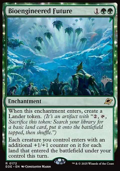 Bioengineered Future, Edge of Eternities Promos #172p, Magic: The Gathering card