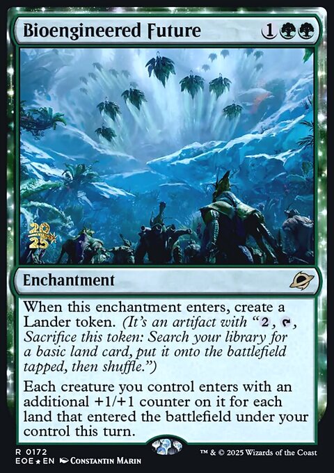 Bioengineered Future, Edge of Eternities Promos #172s, Magic: The Gathering card