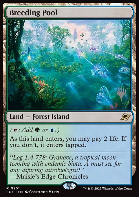 Breeding Pool, Edge of Eternities Promos #251p, Magic: The Gathering card