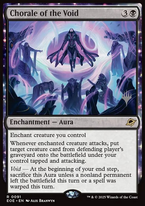Chorale of the Void, Edge of Eternities Promos #91p, Magic: The Gathering card