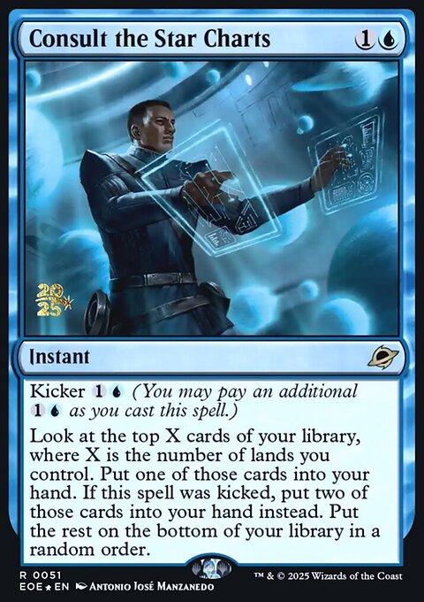 Consult the Star Charts, Edge of Eternities Promos #51s, Magic: The Gathering card
