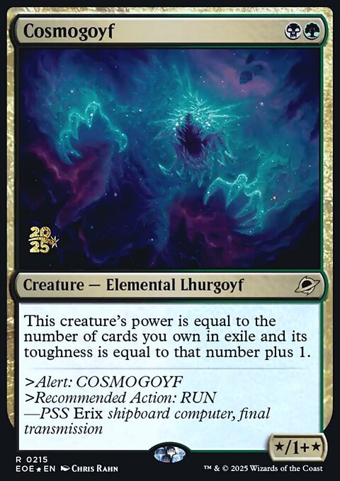 Cosmogoyf, Edge of Eternities Promos #215s, Magic: The Gathering card