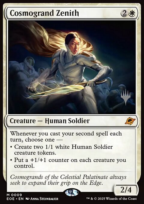 Cosmogrand Zenith, Edge of Eternities Promos #9p, Magic: The Gathering card