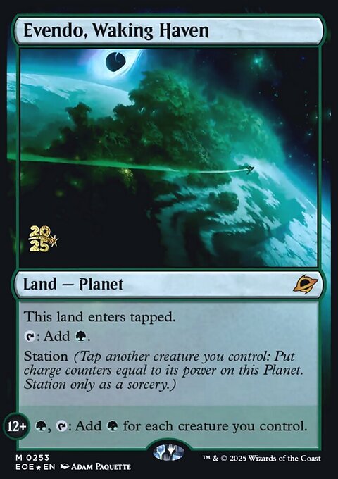 Evendo, Waking Haven, Edge of Eternities Promos #253s, Magic: The Gathering card