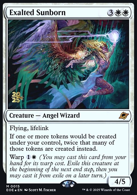 Exalted Sunborn, Edge of Eternities Promos #15s, Magic: The Gathering card