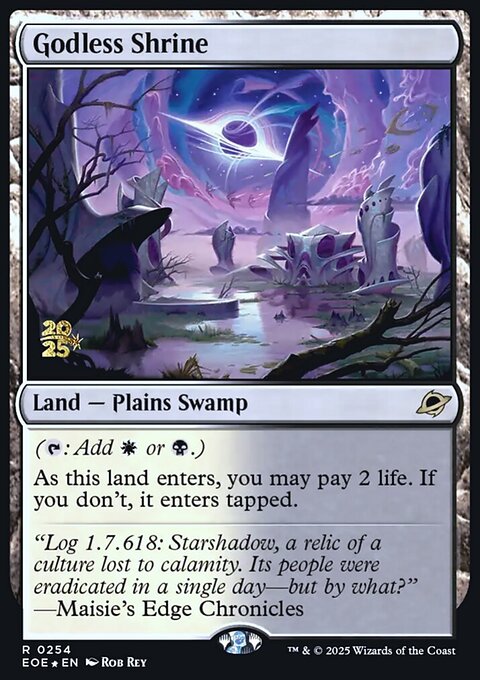 Godless Shrine, Edge of Eternities Promos #254s, Magic: The Gathering card