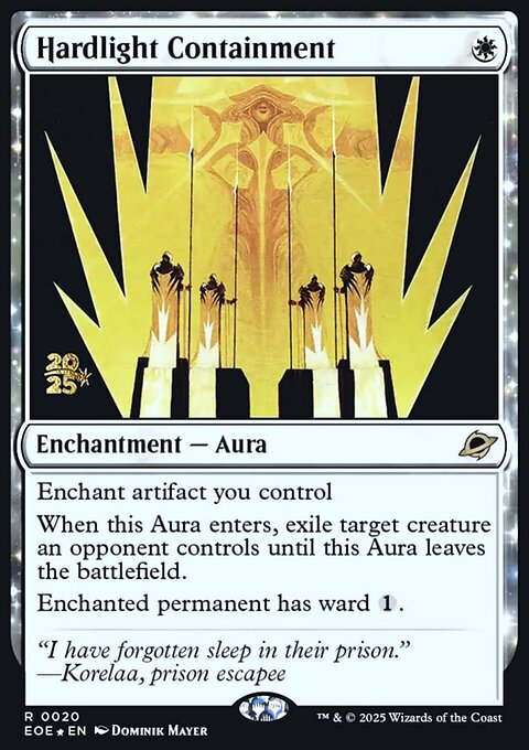 Hardlight Containment, Edge of Eternities Promos #20s, Magic: The Gathering card