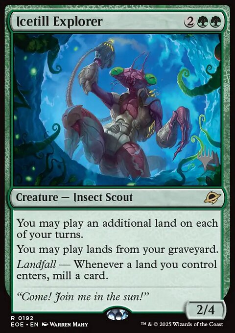 Icetill Explorer, Edge of Eternities Promos #192p, Magic: The Gathering card