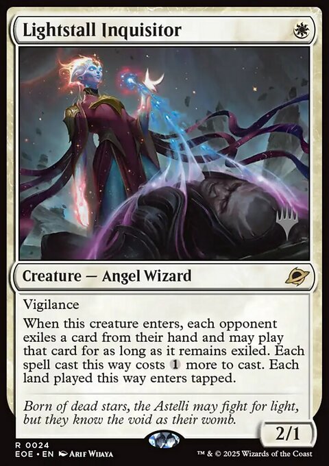 Lightstall Inquisitor, Edge of Eternities Promos #24p, Magic: The Gathering card