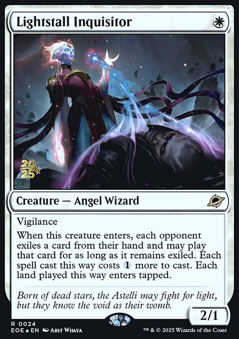 Lightstall Inquisitor, Edge of Eternities Promos #24s, Magic: The Gathering card