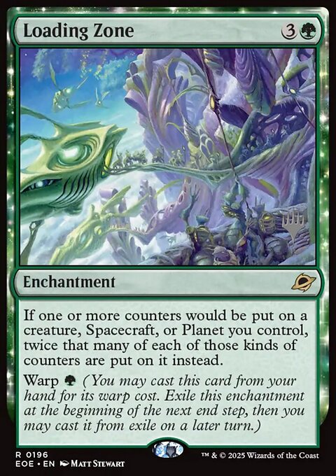 Loading Zone, Edge of Eternities Promos #196p, Magic: The Gathering card