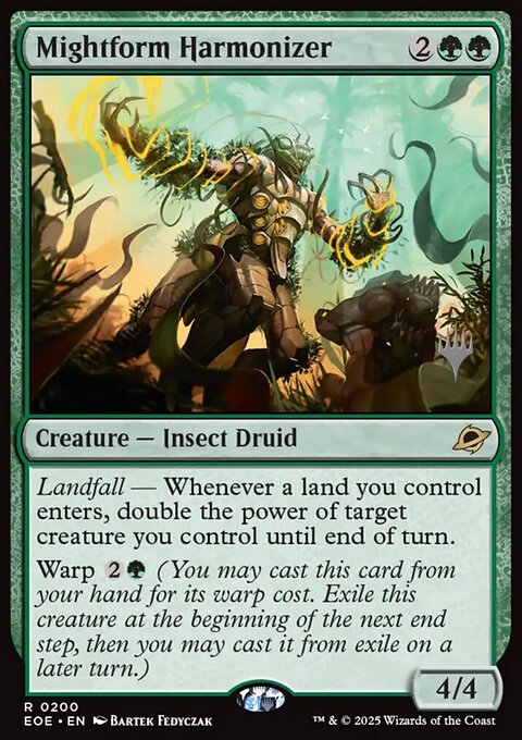 Mightform Harmonizer, Edge of Eternities Promos #200p, Magic: The Gathering card