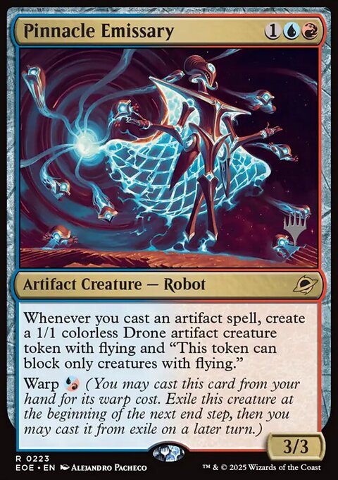 Pinnacle Emissary, Edge of Eternities Promos #223p, Magic: The Gathering card