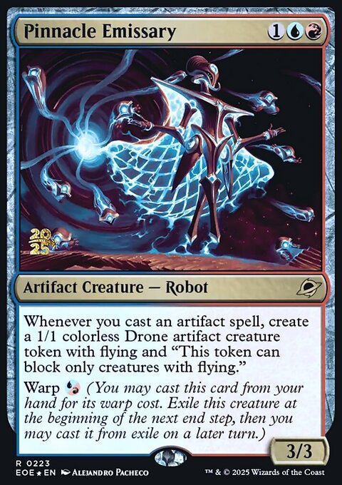 Pinnacle Emissary, Edge of Eternities Promos #223s, Magic: The Gathering card