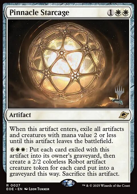 Pinnacle Starcage, Edge of Eternities Promos #27p, Magic: The Gathering card