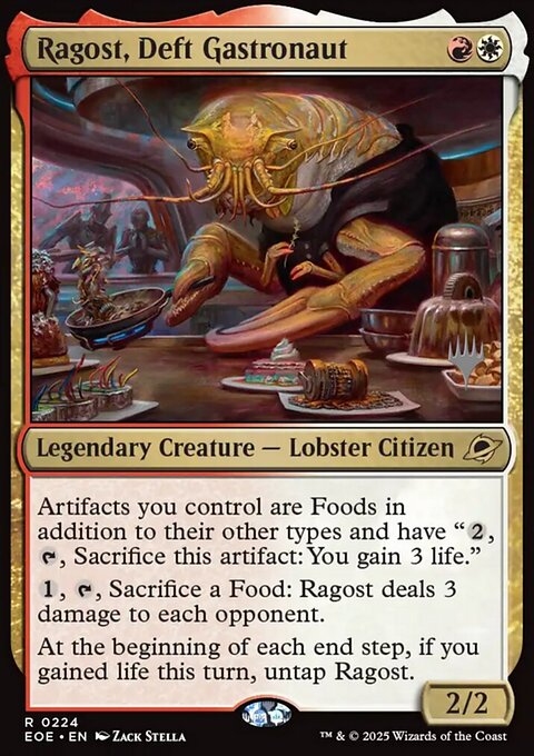 Ragost, Deft Gastronaut, Edge of Eternities Promos #224p, Magic: The Gathering card