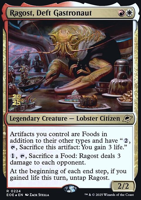 Ragost, Deft Gastronaut, Edge of Eternities Promos #224s, Magic: The Gathering card