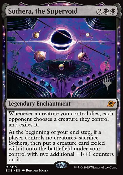Sothera, the Supervoid, Edge of Eternities Promos #115p, Magic: The Gathering card