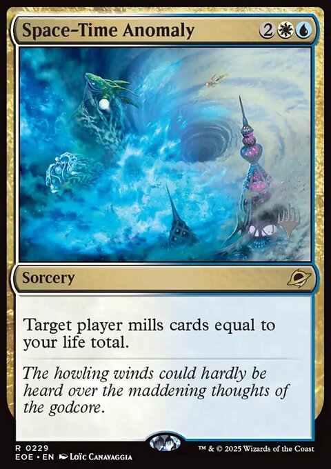 Space-Time Anomaly, Edge of Eternities Promos #229p, Magic: The Gathering card