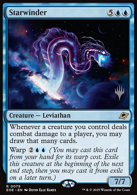 Starwinder, Edge of Eternities Promos #79p, Magic: The Gathering card
