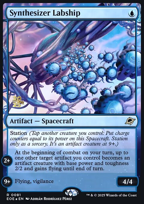 Synthesizer Labship, Edge of Eternities Promos #81s, Magic: The Gathering card